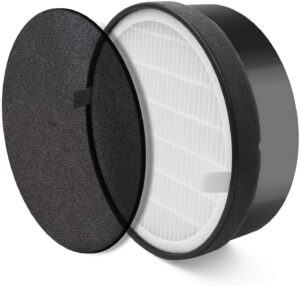 nispira 3-in-1 air filter replacement compatible with vornado air purifier cylo50, cylo51, and qube50, compared to part md1-0039, 1 filter