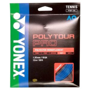 yonex poly tour pro blue tennis string (18 blue)