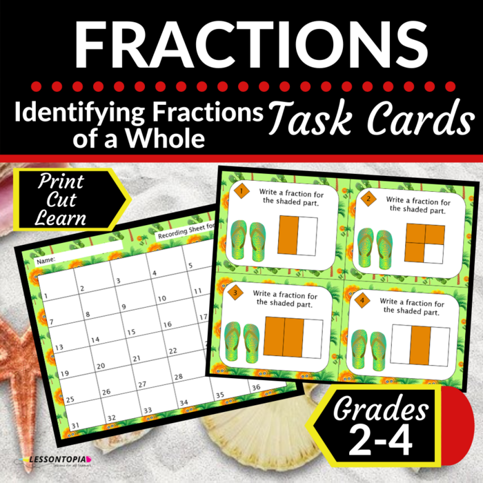 Fractions: Identifying Fractions of a Whole