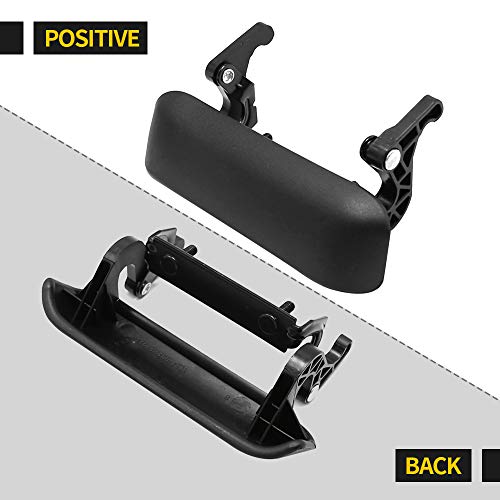 Hoypeyfiy Exterior Rear Tailgate Handle Replacement for Ford Ranger 1998-2011, Rear Smooth Black OE 1L5Z9943400AAA