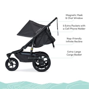 BOB Gear Alterrain Jogging Stroller, Melange Black