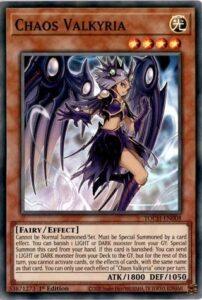 chaos valkyria - toch-en008 - super rare - 1st edition