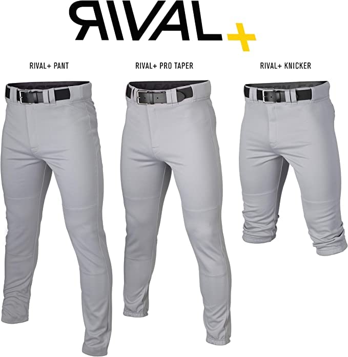 Easton RIVAL+ PRO TAPER Baseball Pant | Adult Sizes | Solid