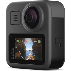 GoPro MAX 360 Waterproof Action Camera -with 50 Piece Accessory Kit - Camera W/Touch Screen - All You Need (Renewed)