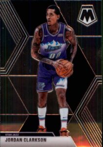 2019-20 panini mosaic #197 jordan clarkson utah jazz nba basketball card nm-mt