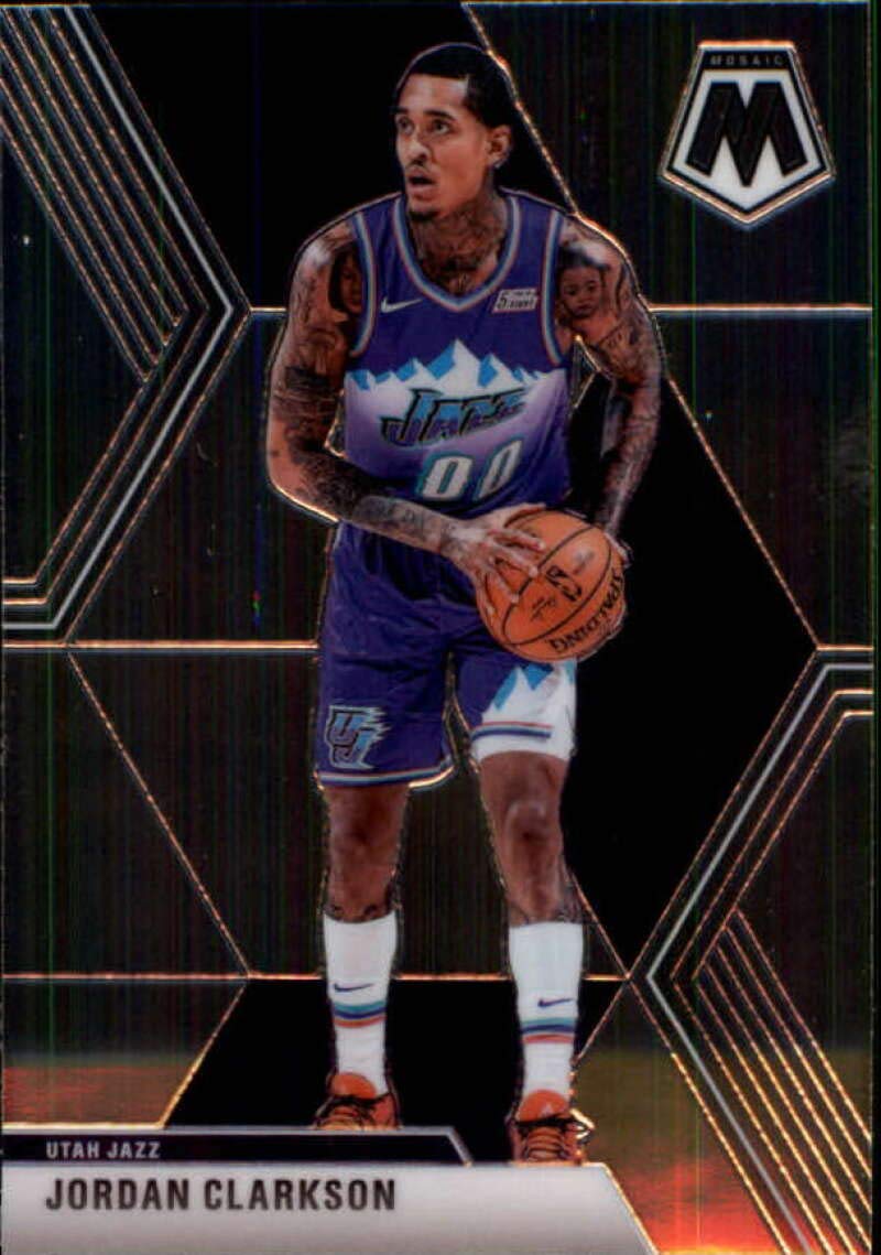 2019-20 Panini Mosaic #197 Jordan Clarkson Utah Jazz NBA Basketball Card NM-MT