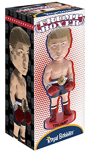 Royal Bobbles Donald Trump Boxer Never Surrender Collectible Bobblehead Statue