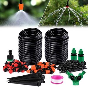 KDIFIX for Adjustable Automatic Micro Irrigation Kits,Drip Irrigation,Garden Irrigation System,DIY Plant Watering System for Garden Greenhouse, Flower Bed,Patio,Lawn(30M 149PCS)