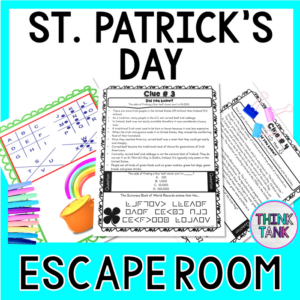 st patrick's day escape room