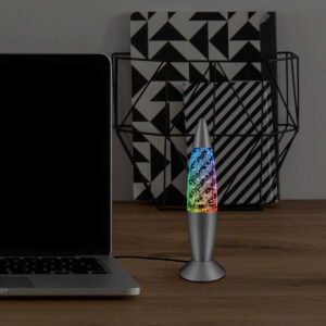 FlashingBlinkyLights Mini Groovy Glitter Lamp USB Mood Light