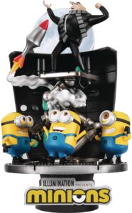 beast kingdom minions: stealing moon ds-050 d-stage statue, 6 inches