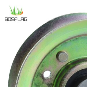 BOSFLAG 173437 Pulley Replaces AYP 165888, 131494, 155191, 173438, 532173438, 532173437, 597025001, 532155191, 532131494 for Husqvarna YTH1542XP, YTH18542, YTH 2042, Craftsman LT1000, LTX1000 Tractors