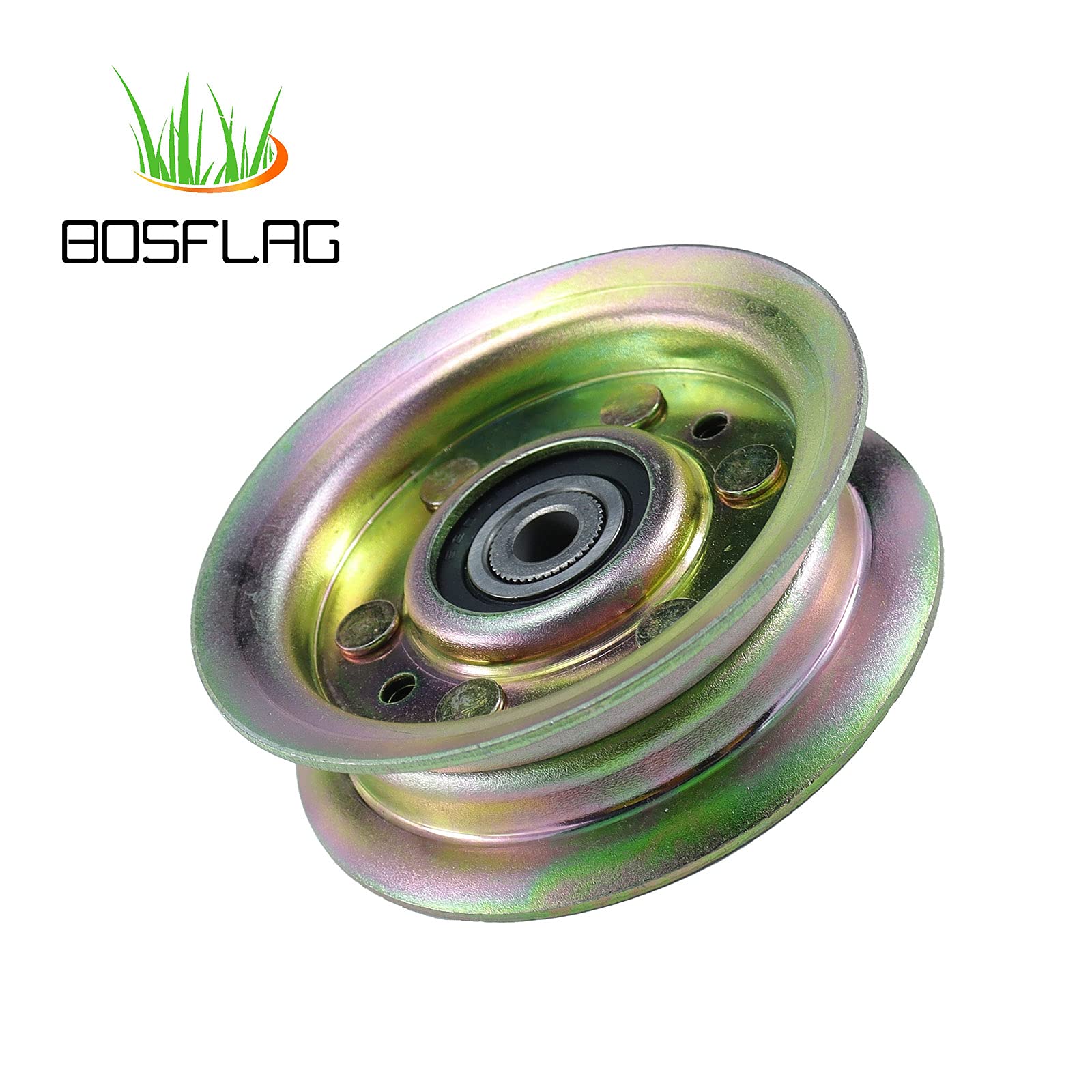 BOSFLAG 173437 Pulley Replaces AYP 165888, 131494, 155191, 173438, 532173438, 532173437, 597025001, 532155191, 532131494 for Husqvarna YTH1542XP, YTH18542, YTH 2042, Craftsman LT1000, LTX1000 Tractors