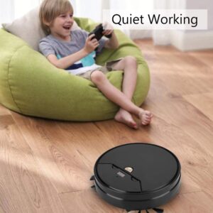 Zerodis Robot Vacuum and Mop Combo, Smart Robotic Sweeping Cleaner Slim Mopping Robot Vacuum Cleanning Tool for Home Office Hard Floor Pet Hair Carpet