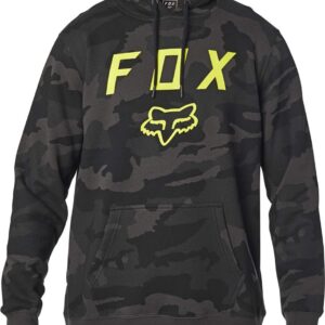 Fox Racing Men's Legacy Moth Pullover Fleece, Black Camo, 2X