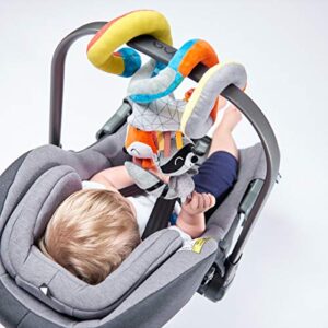 Diono Activity Spiral Baby Toy, Bright Plush Activity Spiral with Interactive Hanging Toys, Perfect for Strollers, Car Seat Bar