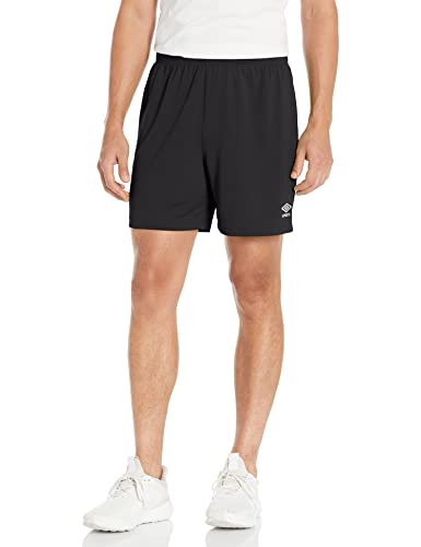 Umbro unisex child Field Shorts, Black, Large US