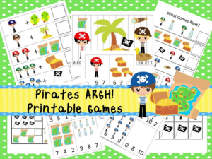 30 printable pirates argh! themed games and activities