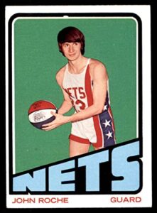 1972 topps # 182 john roche new york nets (basketball card) vg/ex nets south carolina