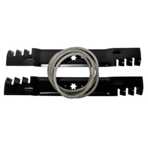 epr mulching blades belt kit for cub cadet mtd 42" rzt-42 toro 2006 lx420 754-04045 742-04126