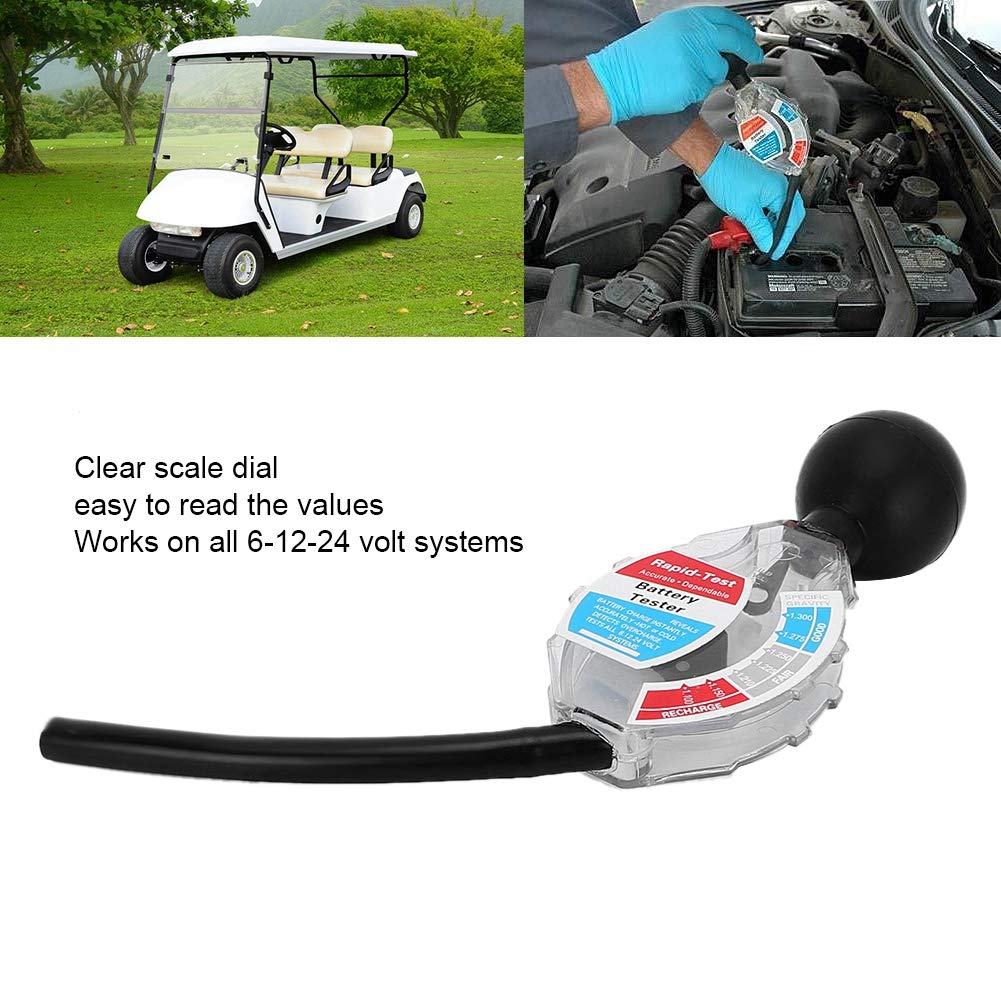 Professional Golf Cart Battery Hydrometer,Deep Cycle Battery Fast Hydrometer Tester Quick Testing Tool