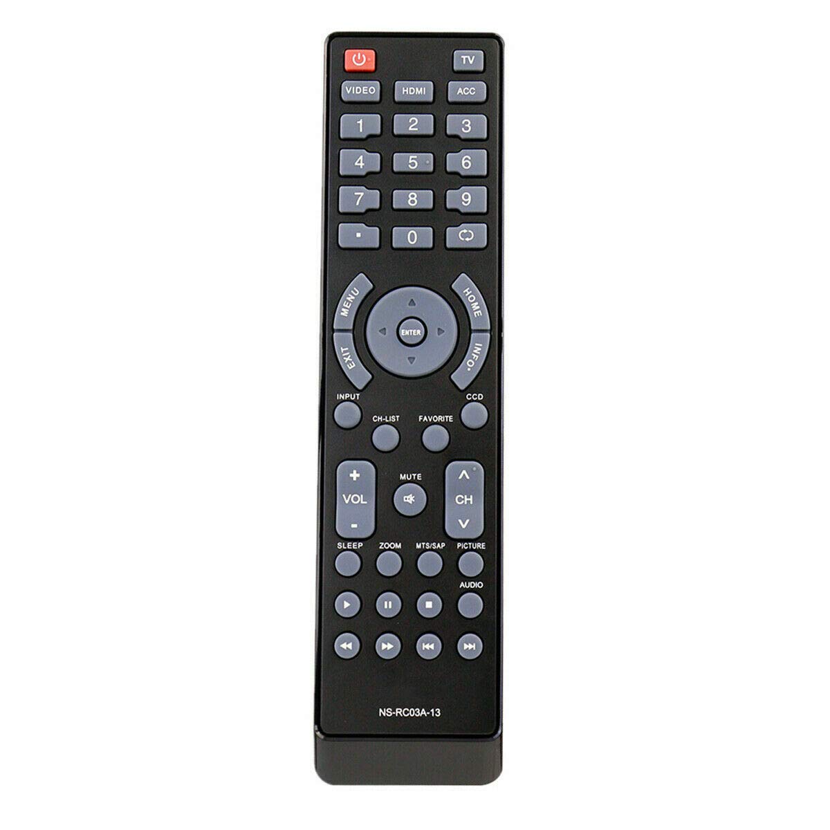 NS-RC03A-13 New Remote Control TV Fit for NS-39L240A13 NS-19E310A13 NS-19E320A13 NS-22E340A13 NS-24E340A13 NS-24L240A13 NS-32D120A13 NS-32E320A13 NS-32E320A13A Insignia LCD LED TV