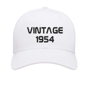 weytff dad hat baseball cap vintage 1954 breathable white snapback hat sport fishing cap women men youth