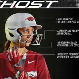 Easton | GHOST Softball Batting Helmet | Matte Charcoal | Medium/Large