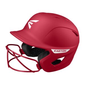 easton | ghost softball batting helmet | matte red | large/xlarge