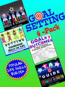 goal setting savings bundle *activities *worksheets *posters *templates *step action guidebooks