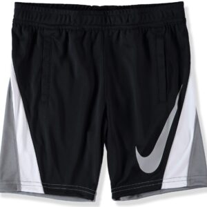 Nike Boys Dri-FIT Colorblock Athletic Shorts (Smoke Grey, 4)