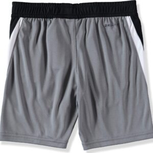 Nike Boys Dri-FIT Colorblock Athletic Shorts (Smoke Grey, 4)