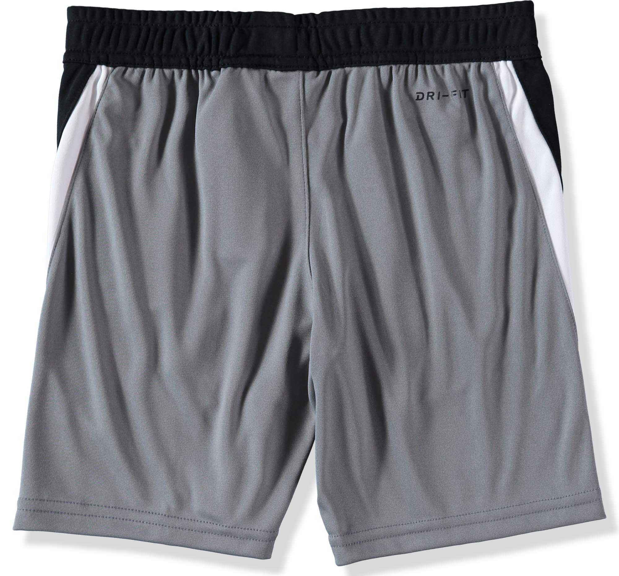 Nike Boys Dri-FIT Colorblock Athletic Shorts (Smoke Grey, 4)