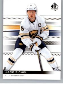 2019-20 sp authentic hockey #62 jack eichel buffalo sabres official nhl hockey card from the ud company