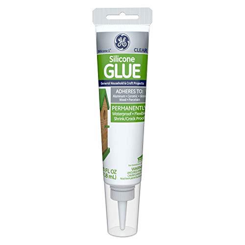 GE Household Silicone 1 Glue Clear, 2.8 oz, 1, Tube