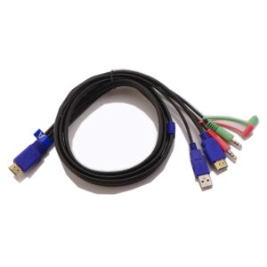 hdmi kvm cable a 5 feet (1.5 meters) dedicated for ckl hdmi dual monitor kvm switches for customer who needs cable