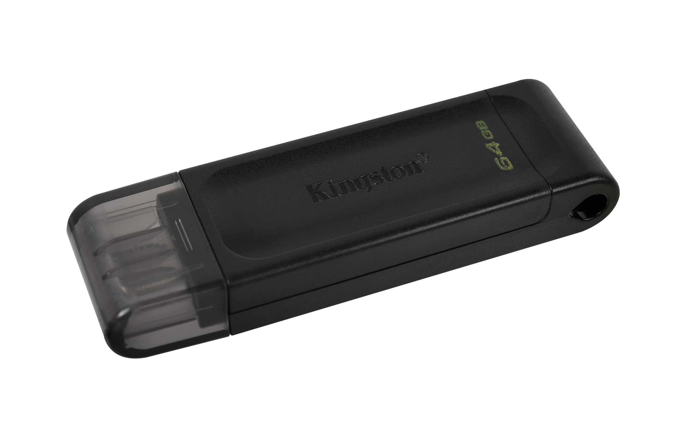 Kingston DataTraveler 70 64GB Portable and Lightweight USB-C flashdrive with USB 3.2 Gen 1 speeds DT70/64GB, Black