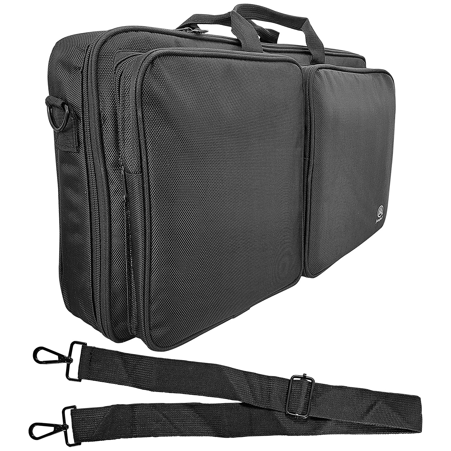 AxcessAbles DDJ-FLX4 Controller Case | DDJ-REV1 Gig Bag | Compact DJ Controller Padded Carry Case with Shoulder Strap | Designed in USA | Compatible with Pioneer DJ DDJ-REV1, DDJ 400, FLX4