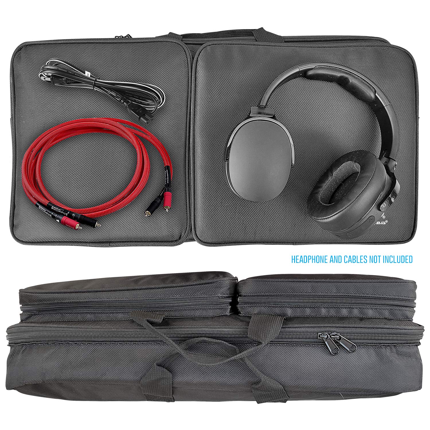 AxcessAbles DDJ-FLX4 Controller Case | DDJ-REV1 Gig Bag | Compact DJ Controller Padded Carry Case with Shoulder Strap | Designed in USA | Compatible with Pioneer DJ DDJ-REV1, DDJ 400, FLX4