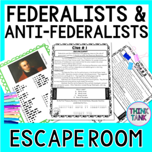 federalists and anti-federalists escape room