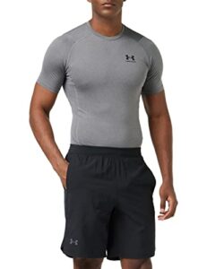 under armour men's launch run 9-inch shorts , black (001)/reflective , x-large