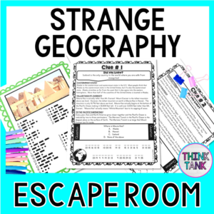 strange geography escape room - fun facts