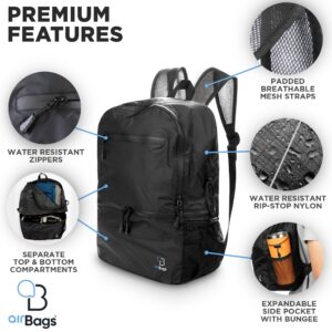 AirBags 25L Packable Back-pack, Ultra Lightweight-Day-pack for the Gym, Carry On Back-pack, Water Resistant Foldable-Bag, Traveler Hiking-Gift, Back-pack for Traveling, Outdoor Collapsible Back-pack