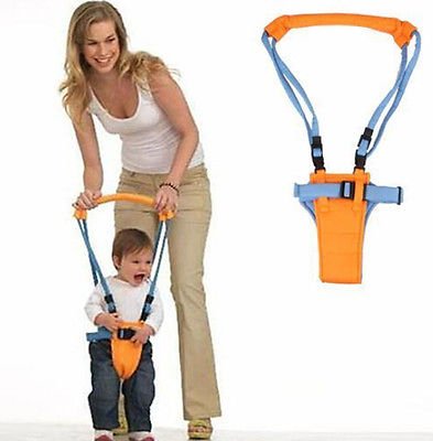 Adjustable Baby Walker Toddler Walking Assistant Harness Hand-Held Baby Walking Learning Helper Breathable Infant Leashe Walking Belt for for 0-24 Month Unisex Children