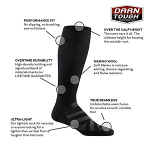 Darn Tough 8001-N-1001-05 RFL OTC Ultra-Lightweight Black Large