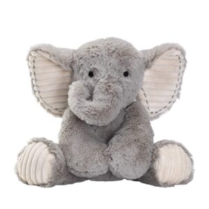 Lambs & Ivy Blanket & Plush Luxury Newborn Baby Gift Set - Gray Elephant