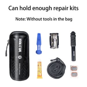 Bike Tool Bags, Road Bike Kit Tool Bag, Bike Storage with Water Bottle Holder, Repair Kit Capsule Hard Shell Bicycle Bag, Mountain Bicycle Tool Pouch Bike Tool Mount, Repair Tool Wrap Case, No Tool