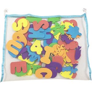 66pcs Bath Toys Foam Letters Alphabet Numbers Animals Toys Set for Kids Bath Time Fun