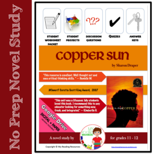 novel study: copper sun by sharon draper (print + digital)