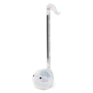 Special Edition Otamatone Crystal - Fun Japanese Electronic Musical Toy Synthesizer Instrument by Maywa Denki - Clear (White)